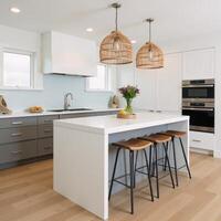 Coastal Kitchen Design Modern Aesthetic Blend with BeachInspired Elements Innovative Solutions photo