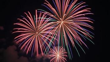 Stunning fireworks design for celebrations photo