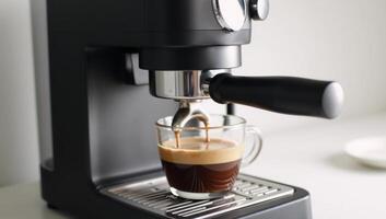 Sleek contemporary design coffee maker with stateoftheart technology for your daily caffeine fix photo
