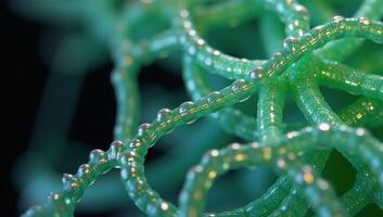 Highresolution image showcasing macro details of hydrogen cell structure for green energy technology photo
