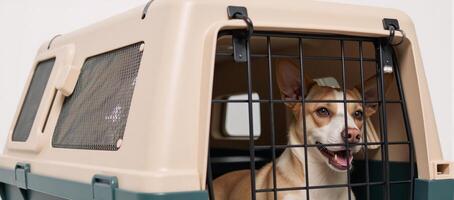 Pet transportation container with an opentop design to easily carry small pets carrier photo