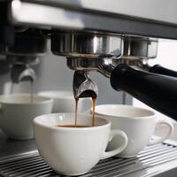 Coffee maker serves up refreshing beverages photo