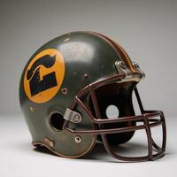 Classic American Football Helmet Design Vintage photo