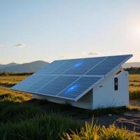 Concept art showcasing clean ecofriendly and sustainable hydrogen energy solutions envisioning an environmentally responsible future with a focus on climatefriendly alternatives to achieve net zero photo