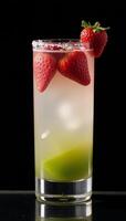 Strawberry Margarita at the Bar Cocktails photo