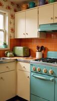 Classic 80sstyle middleclass kitchen decor photo