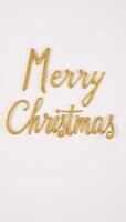 A goldenthreaded message reads Merry Christmas photo
