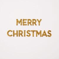 A goldenthreaded message reads Merry Christmas photo