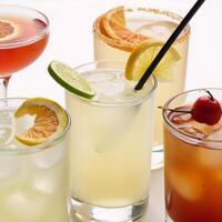 Serene colorful beverages to rejuvenate photo
