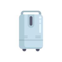 Portable oxygen concentrator providing respiratory support for patients with breathing difficulties vector