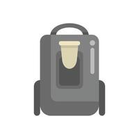 Portable oxygen concentrator generating oxygen for breathing support vector