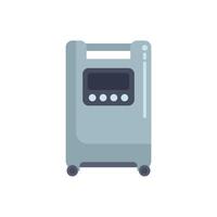 Portable oxygen concentrator providing respiratory support for patients vector