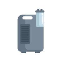 Portable oxygen concentrator providing respiratory support vector