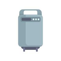 Portable air purifier removing dust and bad smell from room vector