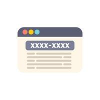Website showing adult content warning sign with xxx symbol in header vector