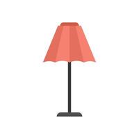Red lamp standing on a white background vector