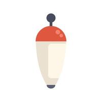 Fishing float bobber floating on water surface illustration vector