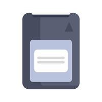 Floppy disk representing saving data storage technology vector