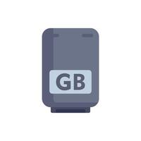 Smartphone showing gb sim card being inserted vector