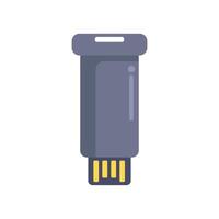 Usb flash drive saving data with style, a modern storage solution icon vector