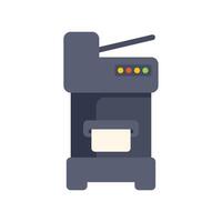 Office multifunction printer printing a blank document vector