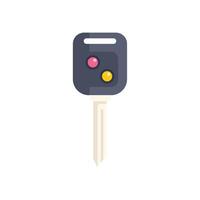 Modern car key with remote control buttons showing locking and unlocking features vector