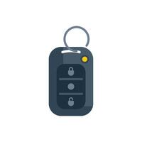 Car key fob with remote control locking feature vector