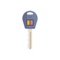 Modern car key with remote control buttons isolated on white background vector