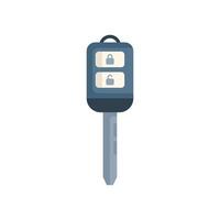 Car key with buttons showing locking and unlocking system vector