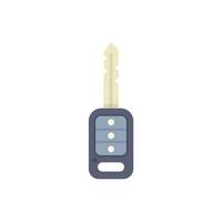 Modern electronic car key fob with remote control locking system vector