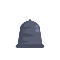 Full trash bag tied up and ready for disposal vector