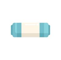 Alkaline battery icon showing cylindrical shape with positive and negative terminals vector
