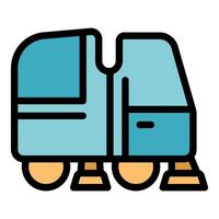 Professional cleaning machine cleaning service icon illustration vector