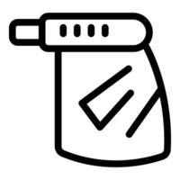 Simple line vector of a hand blender for use in web and mobile apps