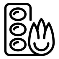 Fire alarm system showing safety and security vector