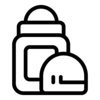 Roll on deodorant or antiperspirant icon showing personal hygiene product vector