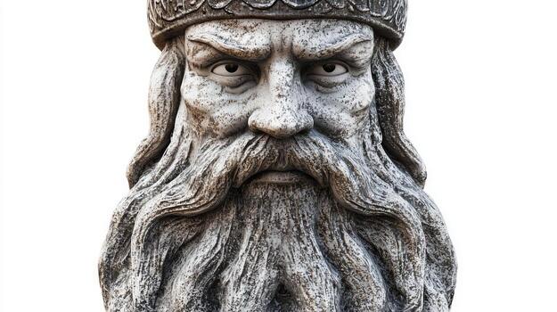 Frig the Scandinavian goddess is depicted with striking realism and intricate detailing. This portrayal emphasizes her powerful and commanding presence in Norse mythology. photo