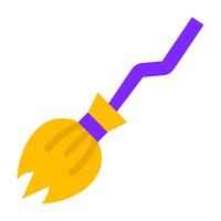 Broomstick icon for web, app, infographic, etc vector