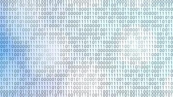 Digital Binary Code Background Light video