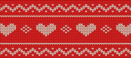 knitting pattern. Winter and Christmas background. Scandinavian ornament vector