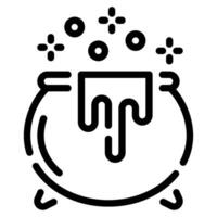Cauldron icon for web, app, infographic, etc vector