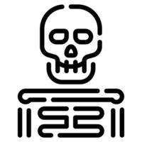 Skeleton icon for web, app, infographic, etc vector