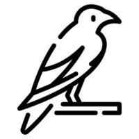 Raven icon for web, app, infographic, etc vector
