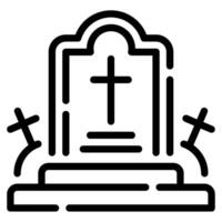 Tombstone icon for web, app, infographic, etc vector