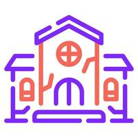 Haunted House icon for web, app, infographic, etc vector