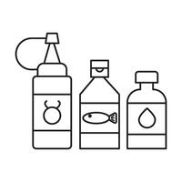 condiment icon on white background vector