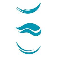 Simple abstract shape design set vector