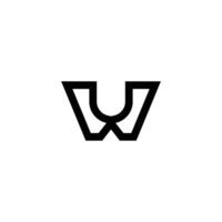 Letters UW and WU 3D Monogram Logo, Suitable for business with UW or WU initials vector