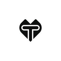 MT, TM Abstract Letters Logo Emblem Monogram. Alphabet letters Initials Monogram logo MT TM vector