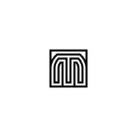 The Best Design GM IM TM UM SM MW EM creative and minimalist unique good design abstract vector